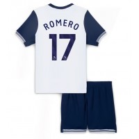 Echipament fotbal Tottenham Hotspur Cristian Romero #17 Tricou Acasa 2024-25 pentru copii maneca scurta (+ Pantaloni scurti)